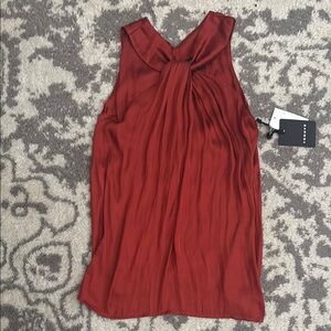 Trouvé Elegant Rust Sleeveless Top